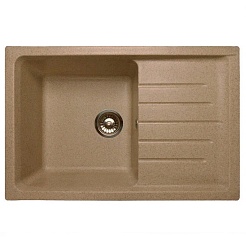 Granfest Мойка кухонная Practic GF-P760L Терракот – фотография-1